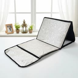 Tapis de Prière Sultan Pliable avec Dossier et Poche Arrière V2 – سجادة صلاة سلطان قابلة للطي مع مسند ظهر 3