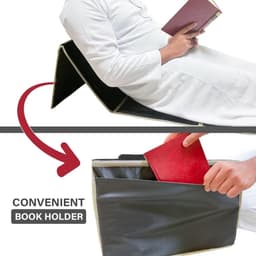 Tapis de Prière Sultan Pliable avec Dossier et Poche Arrière V2 – سجادة صلاة سلطان قابلة للطي مع مسند ظهر 1