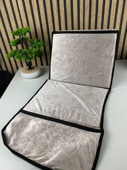 Tapis de Prière Sultan Pliable avec Dossier et Poche Arrière V2 – سجادة صلاة سلطان قابلة للطي مع مسند ظهر 11