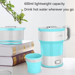 Bouilloire Électrique Pliable en Silicone Alimentaire avec Gobelet Pliable – غلاية مياه قابلة للطي ومحمولة 1