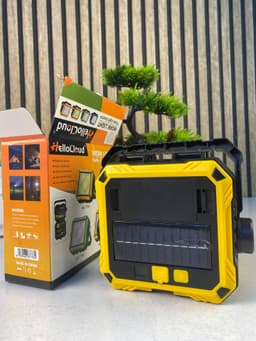 Lanterne de Camping LED Solaire et Rechargeable USB 40 LED + 2 COB - مصباح وكيشاف تخييم يدوي يعمل بالطاقة الشمسية بـ 4 وضعيات إضاءة 10